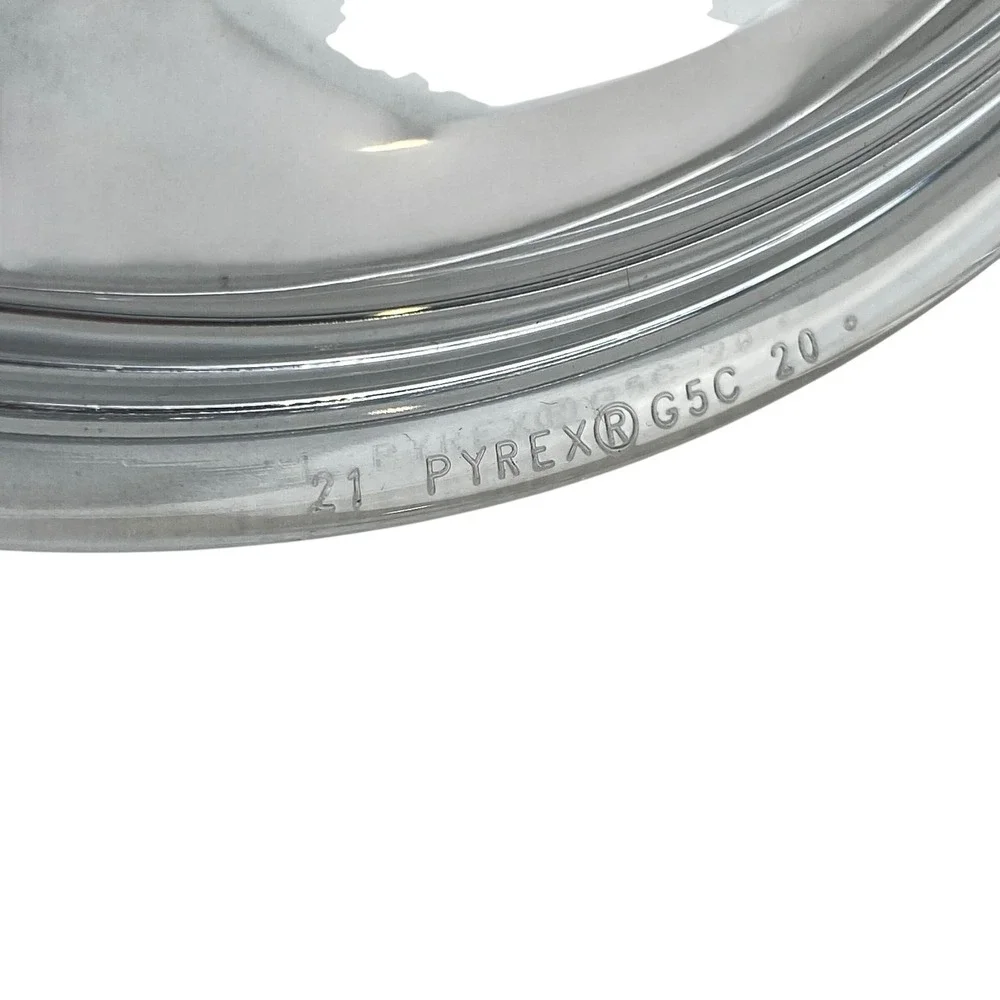 Vintage Pyrex G5C 20 Glass Lid Clear Sunburst Pattern 7.25 Inch Replacement